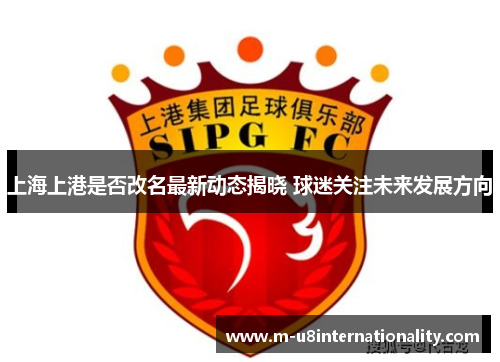 上海上港是否改名最新动态揭晓 球迷关注未来发展方向
